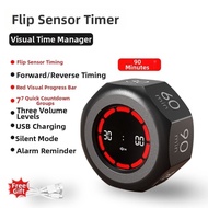 UTOPUS LED Screen USB Rechargeable Timer 1/3/5/15/30/60/90min Octagon Automatic Rotating Timer Porta