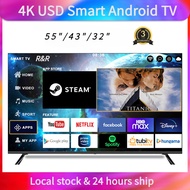 Smart TV 4K Android TV | 32inch 43inch 55inch Digital TV | Wifi |Netflix&amp;Youtube | Dolby Audio | HDR 10