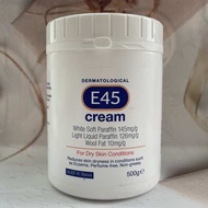 ✮Australia E45 White Pot Moisturizing Cream Body Milk 500g Deep Hydrating Moisturizing♔