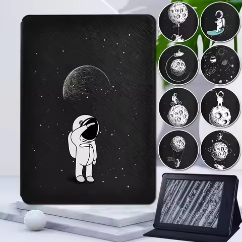 Tablet Case for Kindle Paperwhite 1 2 3 4 5/6/10th Gen Kindle 8th 10th Astronaut Series Flip Stand C