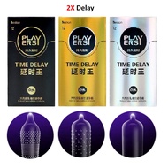 Time Delay Condom Beston Kondom PLAY EASI ERSY PLAYERS Tahan Lama Kondom Berduri Dotted Ribbed Spike