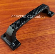 Handle Gagang Tarikan Kunci Pintu 12 cm Alumunium NIUM Laci Lemari Kicenset Etalase Kotak cet Powder