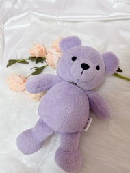 正版Agnes b 經典可愛熊仔 紫色 連手鏈