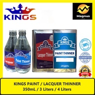 Kings Paint / Lacquer Thinner 350mL / 3 Liters / 4 Liters