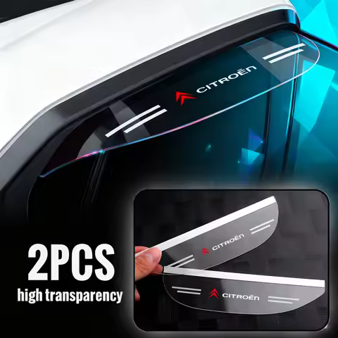 Rearview Mirror Rain Eyebrow Sun‑Snow Shield Visor Stickers For Citroen C5 X e‑C4 X e‑C3 C3 Aircross