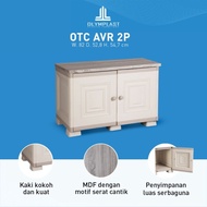 Olymplast Otc Avr 2p Lemari Meja Tv Nakas Rak Bufet Plastik 2 Pintu La