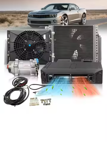 Treeligo 12V Heat Cool Electric Air Conditioner Universal Automotive 10500BTU Air Conditioning Syste