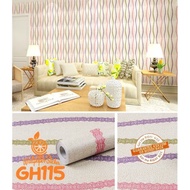 Wallpaper Dinding Ruang Tamu/Wallpaper Dinding Shabby/Wallpaper 3D