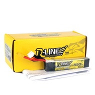 Tattu R-Line 1.0 LiPo Rechargeable Battery 2S 3S1P 550mAh 95C 7.4V 11.1V Pack With XT30 Plug for RC 