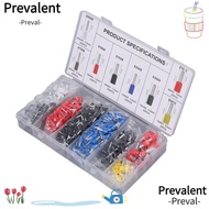 PREVALENT 1200 Pcs Wire Ferrule Terminal Kit, 8 Different Size 22 AWG to 8 AWG Cold Pressed Terminal