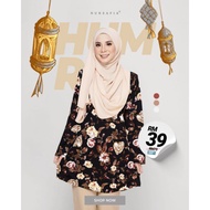 (NURSAFIA) BLOUSE MUSLIMAH / BLOUSE IRONLESS