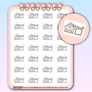 Pay rent tracker | Planner sticker sheet For rent/Home Installment