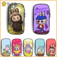 SUER Pencil Cases, Cute Cartoon Large Capacity Labubu Pencil Bag, Fashion Storage Bag for Labubu