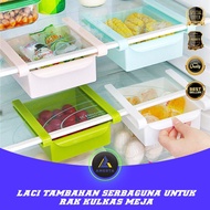 Multipurpose Additional Drawer for Refrigerator Table Shelf