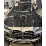 for BMW G80 M3 G82 G83 M4 2021+  Real Carbon fiber Car Front Engine Hood Vent Cover FRP Front Engine