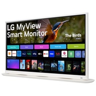 LG 32SR70U-W MyView Smart Monitor 32-inch 4K UHD (3840x2160) IPS Display, webOS 23, USB Type-C, Spea