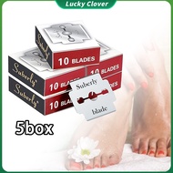 5 boxes(10pcs/box) Callus Shaver Blades Foot Care Tool Foot Care Pedicure Callus Shaver Blades