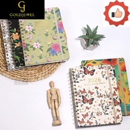 [MDJ]  2026 Planner, Week and Month A5 Calendar 2026, Month Tabs Jan.2026 - Dec.2026 Agenda Academic