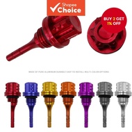 CNC Aluminum Hexagonal Oil Dipstick Cap for GY6 Jinzhan BWS Guangyang 125CC Motorcycle Engine