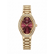Twisted Alien Ellipse Watch for Ladies with Full Case Band of Steel, Water-resistant, Luxury Style Q