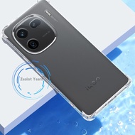 iQOO12 Anti-fall Casing For iQOO 12 Pro 12Pro iQOO12Pro 5G Slim Soft TPU Silicone Transparent Case S