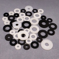 Rui Ke 2mm Thick Plastic Gasket M3-M20Nylon Washer Black Large Washer White Small Washer