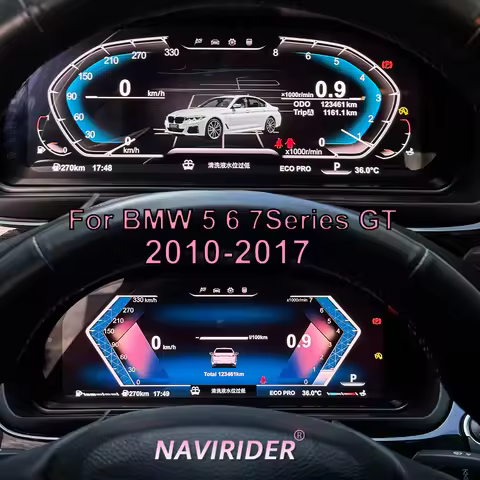 LCD Digital Cluster Virtual Cockpit Speed Meter For BMW 5 series F10/5 series GT F07/6 series F26 F1