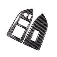 Bright 3D Real CarbonFiber Window Glass Lift Panel Patch 13-20 BRZ GT86 FRS