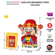 Lego Bearbrick God Of Wealth 24cm High MINPIN 3D decor Model decor 24cm High God Of Fortune Bear - MOBLOCKS