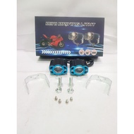 D2 Mini Square Laser Spotlight 2 Colors White & Yellow