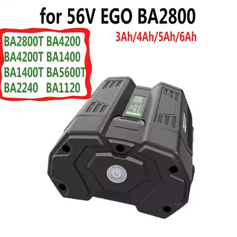 for 56V EGO tool lithium battery 6.0Ah Replacement BA2800, BA4200, BA4200T, BA1400, BA1400T, CS1604 