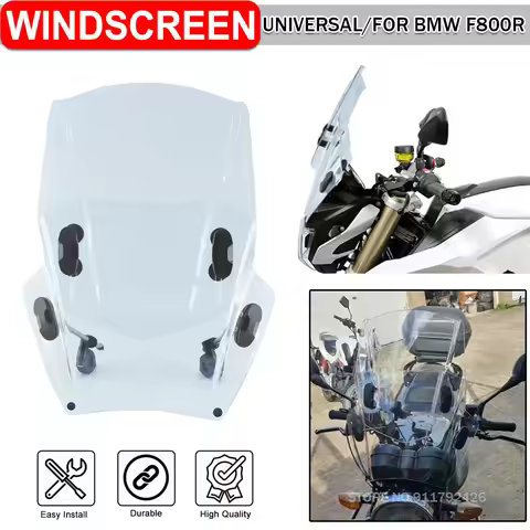 For Tenere700 CB1300 Universal Deflector Windscreen Motorcycle Windshield Up&Down Adjustable For BMW