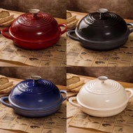 Enameled cast iron bread pot, stew pot, seafood pot, non-stick