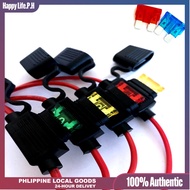 Medium Waterproof Small Auto Fuse Holder Mini Car Motorcycle Fuse Holder Free One 10A/15A/30A Fuse