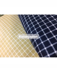 KATUN TOKAI GINGHAM JAPANESE COTTON (min purchase 2x clicks per color motif)