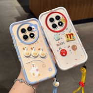 Casing Realme 12 5G Casing Realme 12X 5G Casing Kapibala Three-dimensional Plush Doll Casing Cute So