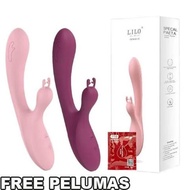 dildoo wanita pria tempel getar maju mundur manual silicone dildo