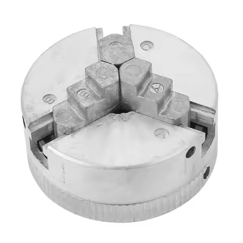 Z011A Collet Zinc Alloy 3-Jaw Lathe Chuck Clamp Woodworking Turning Lathe Tool