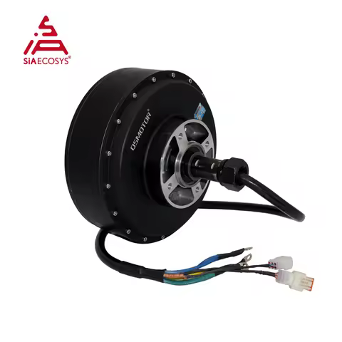 QSMOTOR 6000W 273 V3 72V 96V Brushless DC Gearless Electric Car In Wheel Hub Motor From SIAECOSYS