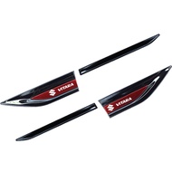 Suzuki Vitara Car Stainless Steel Car Door Fender 3D Metal Side Logo Stickers(Left And Right) Creati
