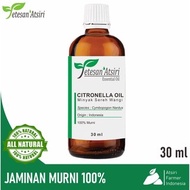 minyak atsiri sereh wangi murni citronella pure essentialoil - 30ml