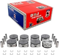 DNJ P4224 Piston Set Standard for 2010-2022 Ford E-350 Super Duty, E-450 Super Duty, F-150 6.2L V8 1