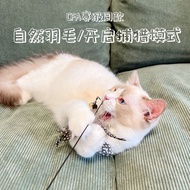 Taiwan Shipment CFA Sai Grade Cat Teasing Stick Long Rod Toy Little Flying Worm Feather Replacement 