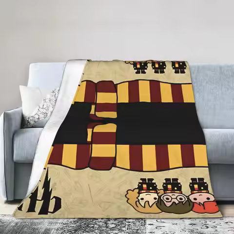 harrys potters Merch Blanket Ultra Soft Throw Blankets for Living Room 50x60 Inches Multi-size Bedsp