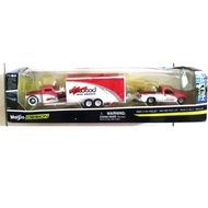 Maisto Design Team Haulers 1993 Chevrolet 454 SS Pickup with Car Trailer and 1936 Chevrolet Pickup