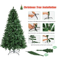 CHRISTMAS TREE  ready Stock  4Ft/5Ft/6Ft/7Ft/8Ft High Quality Christmas Decor  christmas tree christ