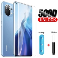 Kính cường lực keo UV Cho Xiaomi Mi 13 12 12s 11 10 Ultra Pro Civi 3 2 1s Note 10 Lite Pro 5G 4G 202