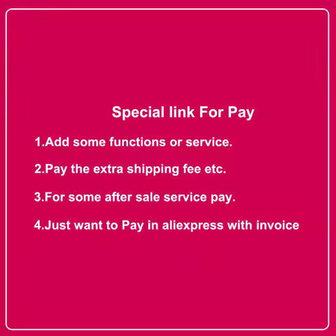 1 Special Link for Our Customers to pay the extra fee