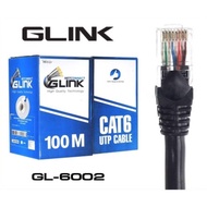 สายแลน CAT5e UTP Cable (100m/Box) GLINK Outdoor (GL5002) สายแลนนอกอาคาร (สีดำ)