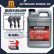 M.Machinery Quicksilver 9.46L Outboard Marine Lubricants 2-Stroke 2T TCW-3 Engine Oil / Minyak 2T (M